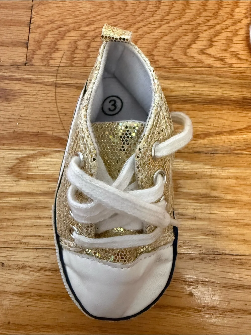 Source Unknown gold glitter